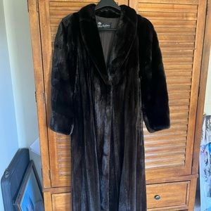 Gorgeous full length mink coat
